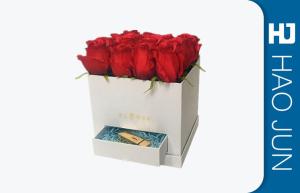 Quality Shenzhen Customized Luxury Packing paper Cardboard flower boxes packaging wholesale