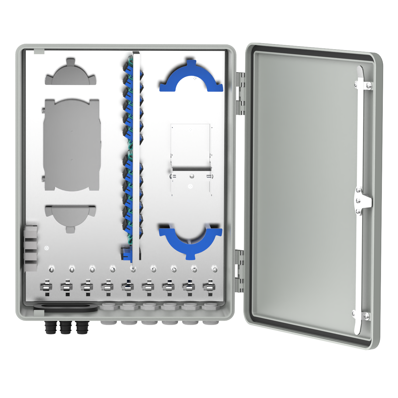 5 Time Best 48 Cores FTTH Outdoor Fiber Optic Terminal Box for Wired LAN Network