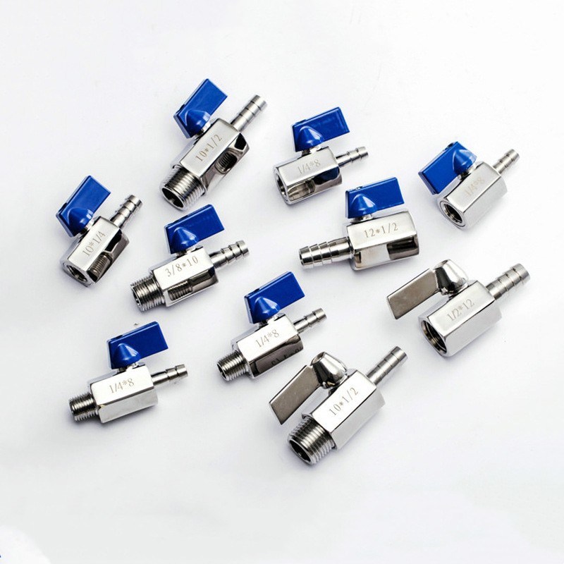 304/316 Stainless Steel Mini Ball Valve Nozzle High Pressure