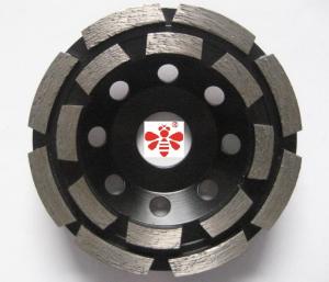Quality 5 &quot; 6 &quot; Concrete Diamond Cutting Blade Cold Pressed Double Row Cup Economical wholesale