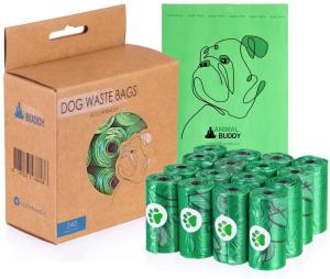 Quality 100 Biodegradable Dog Poop Bags , Biodegradable Cat Litter Waste Bags wholesale