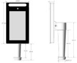 RAM 2GB Face Recognition Terminals Door Entry DC12V 2A