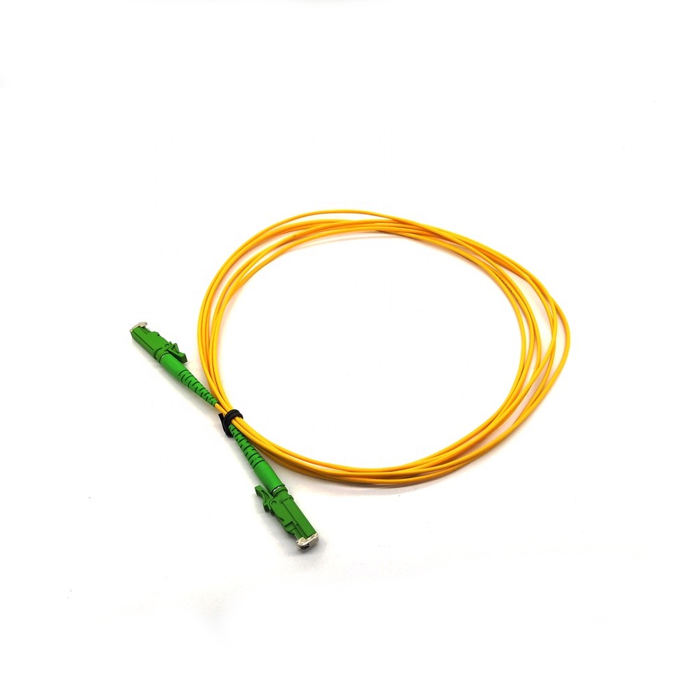e2000 Simplex Single mode G652D G657A e2k fiber patch cables Fiber Jumper fiber patch cord e2000
