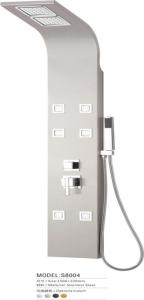 Quality Stainless Steel Shower Panel With Outlet , Wall Mount Shower Panel Simple Install wholesale