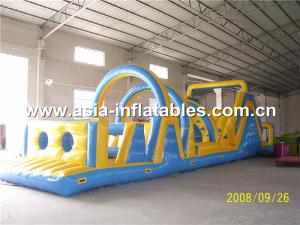 Quality Outdoor Obstacle Course, Inflatable Softplay Games For Children wholesale