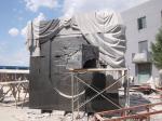 New Lenin Cemetery sculpture in Rusia