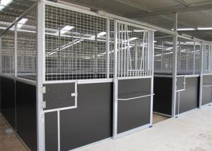Quality 18mm 28mm Bamboo Infilled Equestrian Stable Swing Doors For Horse Shed wholesale