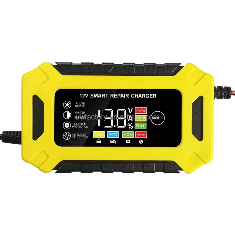 12V 10A Quick Charging Car Battery Charger with Full Intelligent Automatic Repair Function and Low Tension Protection