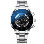 43mm Quartz Stainless Steel Watch 3ATM Two Tone Quartz Watch Multi Functional