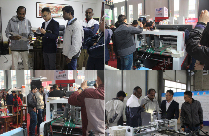 Speed 11000s/H Corrugated Box Pasting Machine 1100×650mm Paper Film Stick Machine
