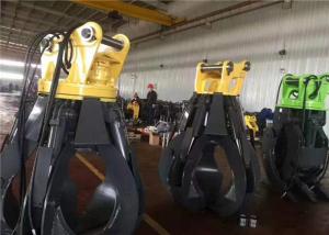 Quality Hardox+Q345 Steel Hydraulic Orange Peel Grab For Any Kind Of Excavator wholesale
