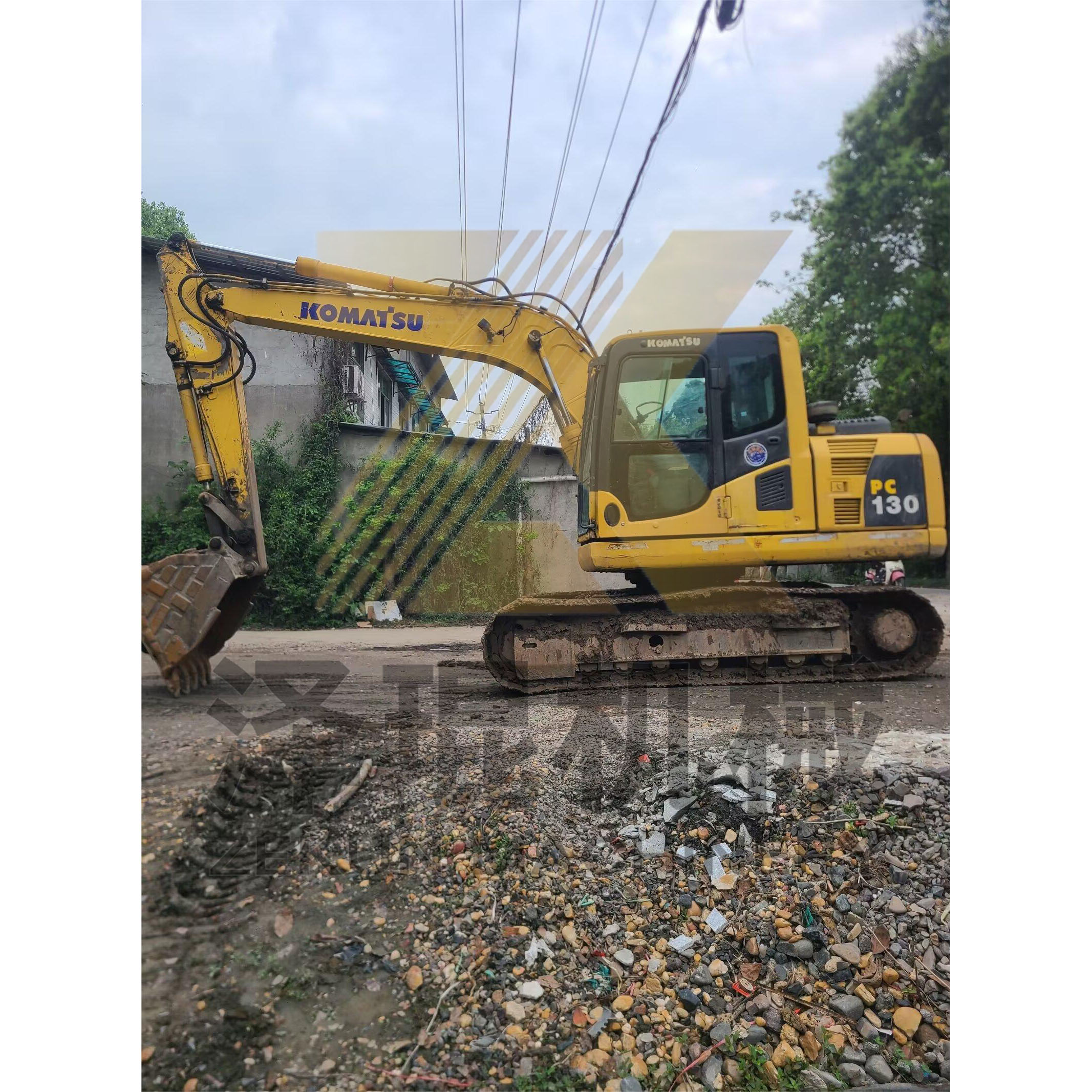 Second Hand Komatsu PC130-6/7/8M0 Excavator for Trench Digger in Excellent Condition