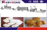 Shell Potato Food Twin Extruder Machine , Fried Snack Food Industry Equipment