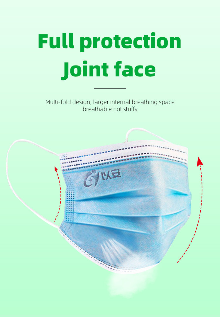 Individually Packaged Disposable Anti Dust Masks For Adults