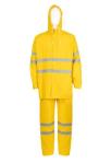 PVC High Visibility Raincoat Jacket Pants Custom Reflective Rain Coat