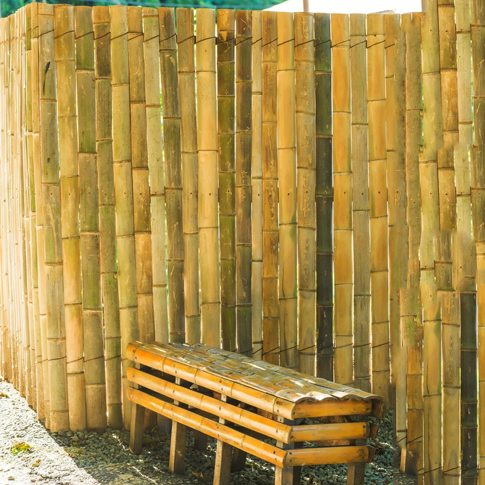 Bamboo Slats Outdoor Screen Fence Rolls Wholesale Natural Bamboo Fencing Slat Roll Wholesale From Vietnam Factory