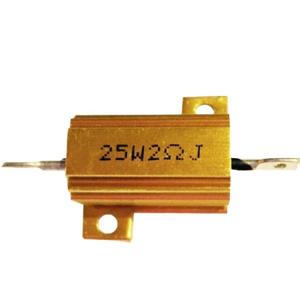 China China Rx24 Wirewound Gold Aluminum 25W 2R Variable Power Resistor on sale