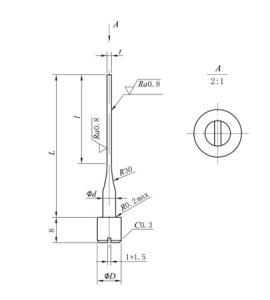 Quality Customized Cemented Carbide Ejector Pins Injection Molding wholesale