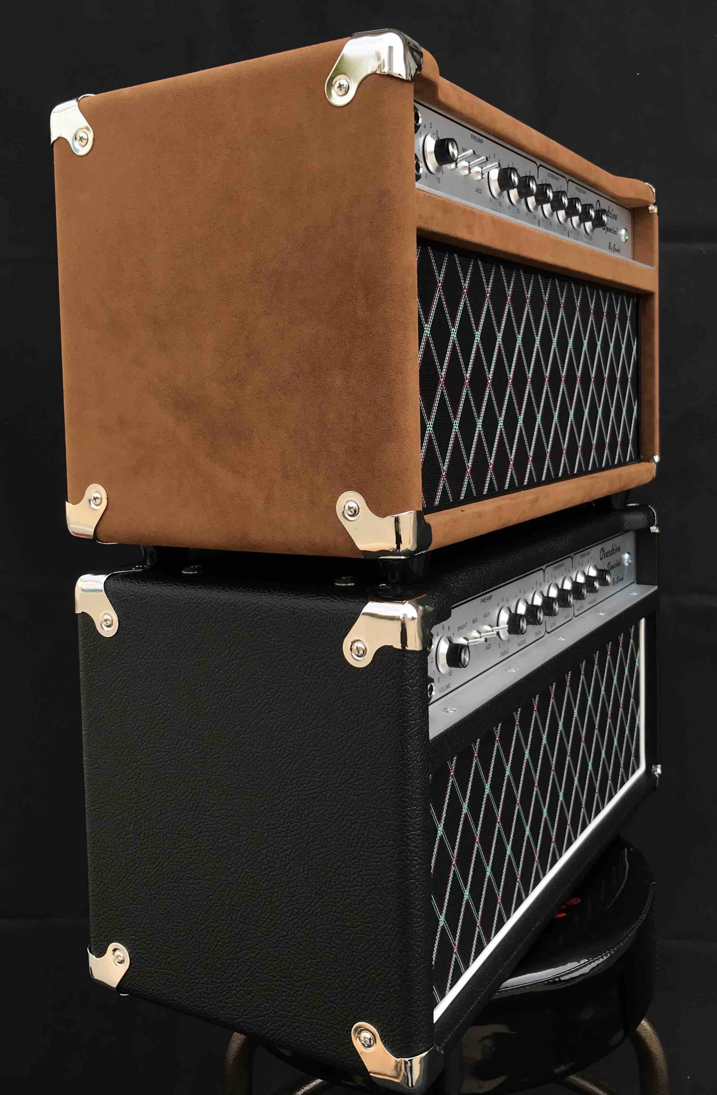 Grand Boutique Hand-wired Overdrive Special ODS50 Amp Head 50W in Black or Brown Tolex Custom Faceplate is Available