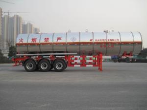 Quality Gas Tanker Semi Trailer 39500L Capacity For Transport Propylene Oxide Liquiefied Property wholesale