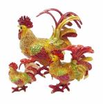Fancy Mini Rooster Metal Jewelry Box pewter jewelry box with rooster design