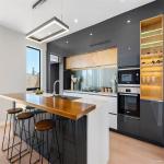 YALIG High End Gray Plywood Kitchen Cabinet with Waterproof and Fireproof
