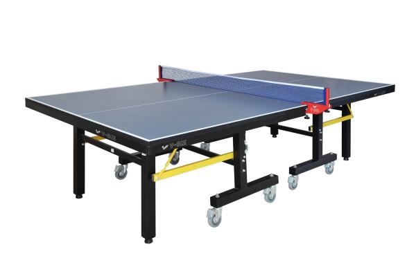 Single Folding Competition Ping Pong Tables , Blue Top Easy Install with