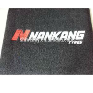 Quality Logo embossed PVC spinning door mats wholesale
