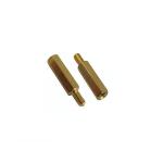 ISO9001 Brass CNC Turned Components Brass Spacers Electroplating