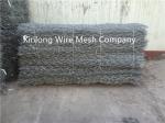 80×100 Mm Gabion Wall Baskets , Gabion Stone Basket For Dike Construction