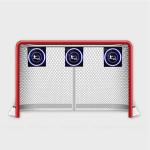 PVC Material Hockey Net Shooting Targets 30cm Metal Hockey Targets
