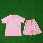 2025 New Argentine Children Wear Pink Training Suit Support Team Batch