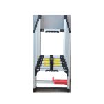 Compact Design Adjustable Aluminum Ladder With Anti Slip Treads