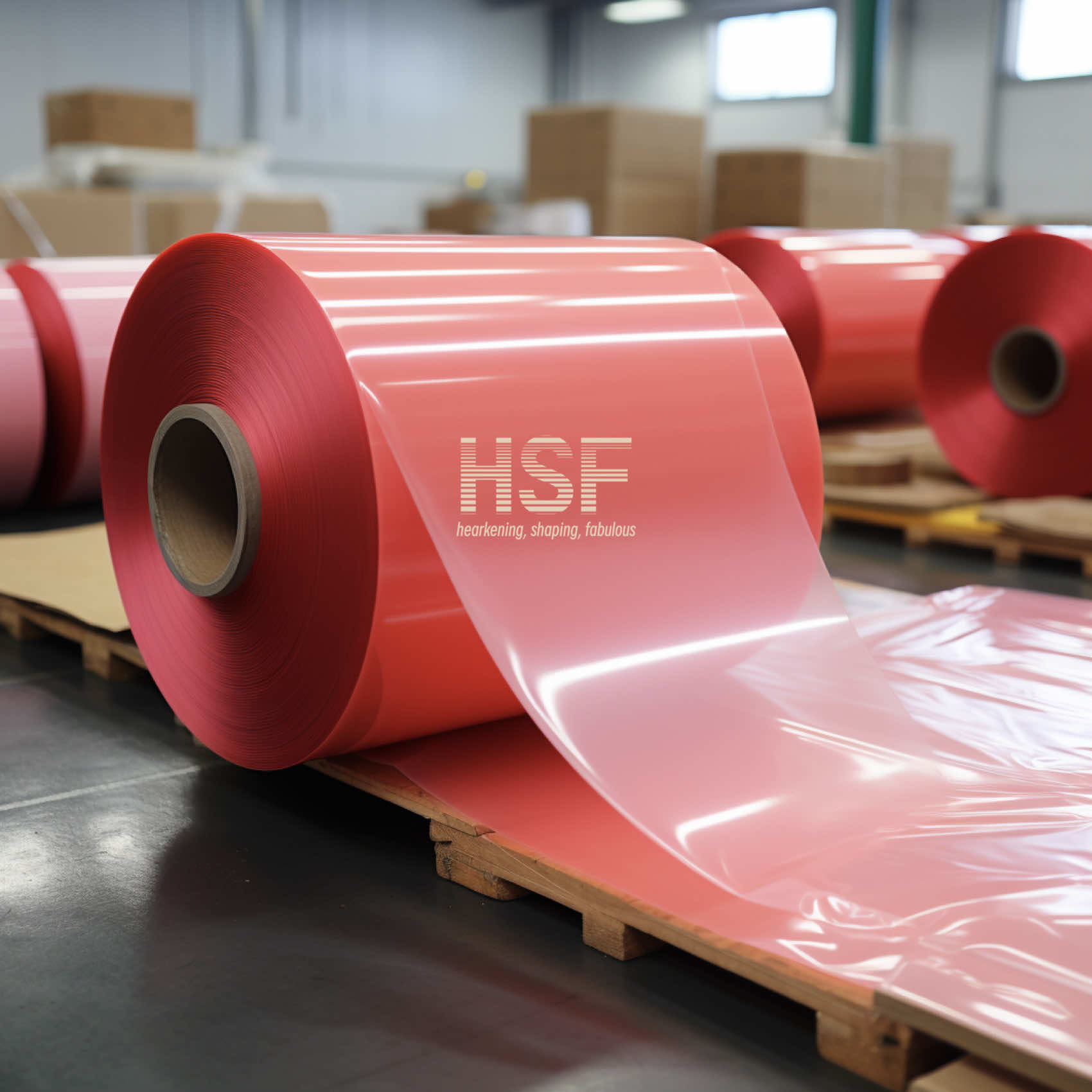 SGS Opaque Red Low Density Polyethylene Film For Packaging