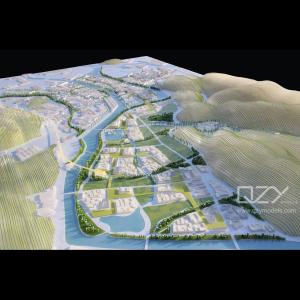 Quality Wuyan Design - 1/1500 Ningbo Yinzhou Yinzhou River Planning Mode wholesale