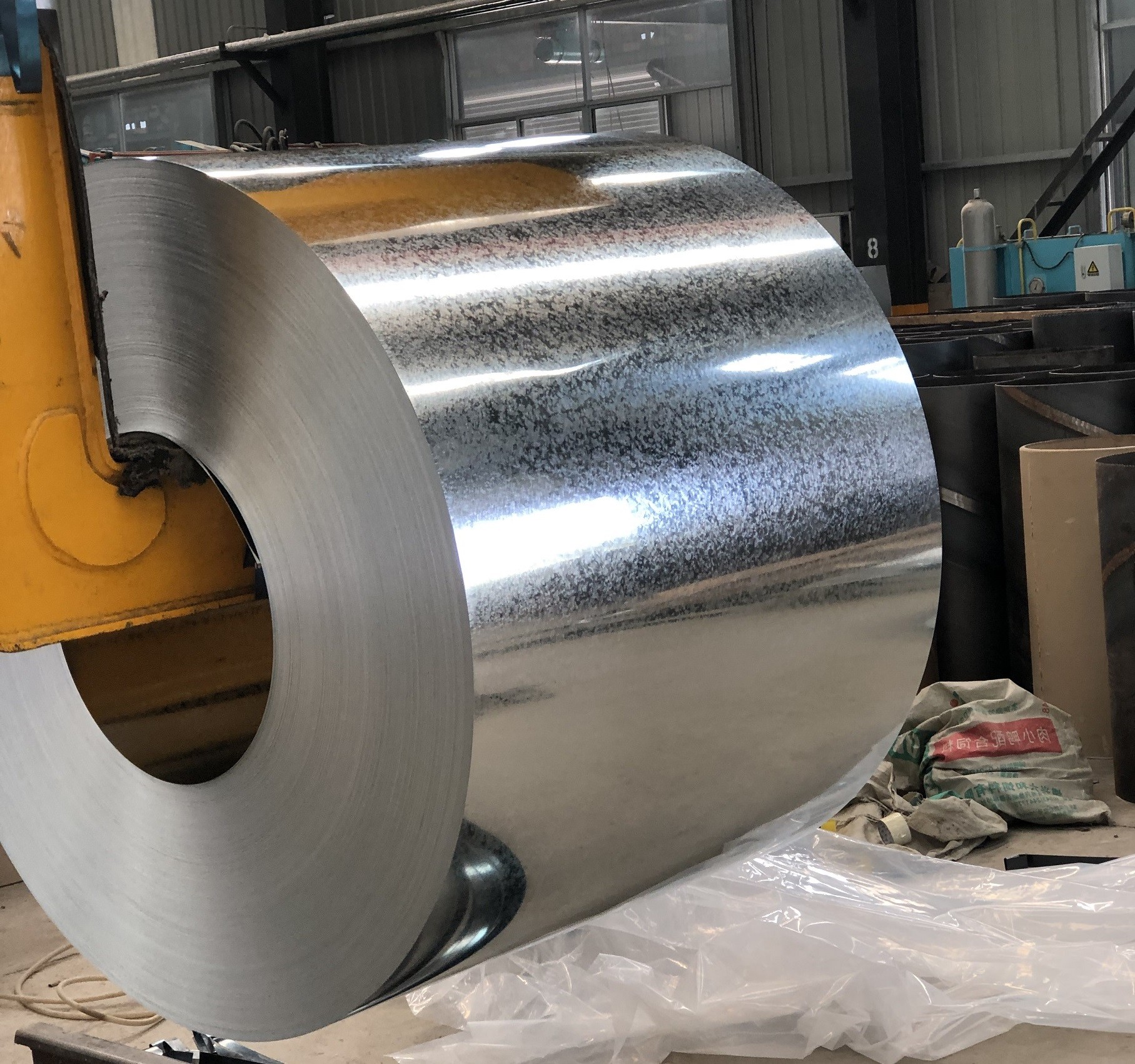 hDGI chromated 6+ Zinc 100g/Sqm Bright regular Spangle Hot-Dip Galvanised Steel GI Coils For rolling Doors S320GD