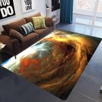 Aesthetic 3D Printed Artistic Living Room Carpet Bedroom Area Rugs Customized