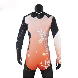 Quality Stylish Adult Gymnastics Leotards / Gym Gear Leotards With Rhinestones wholesale