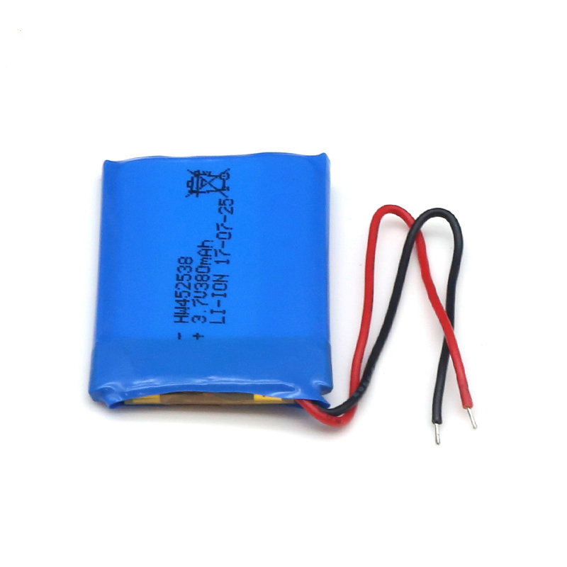 Custom Polymer Battery PL452538 380mAh 3.7V Lithium Ion Polymer Battery Pack