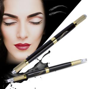 Quality Multifunctional Black Double Head Manual Tattoo Pen 3D Embroidery Tattoo Pen wholesale