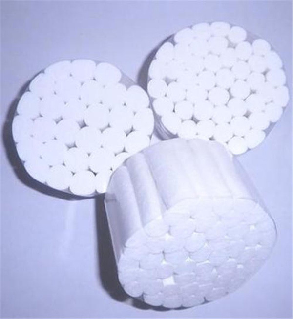 Oem Ce 1.0x3.8cm Dental Cotton Roll Disposable For Surgical