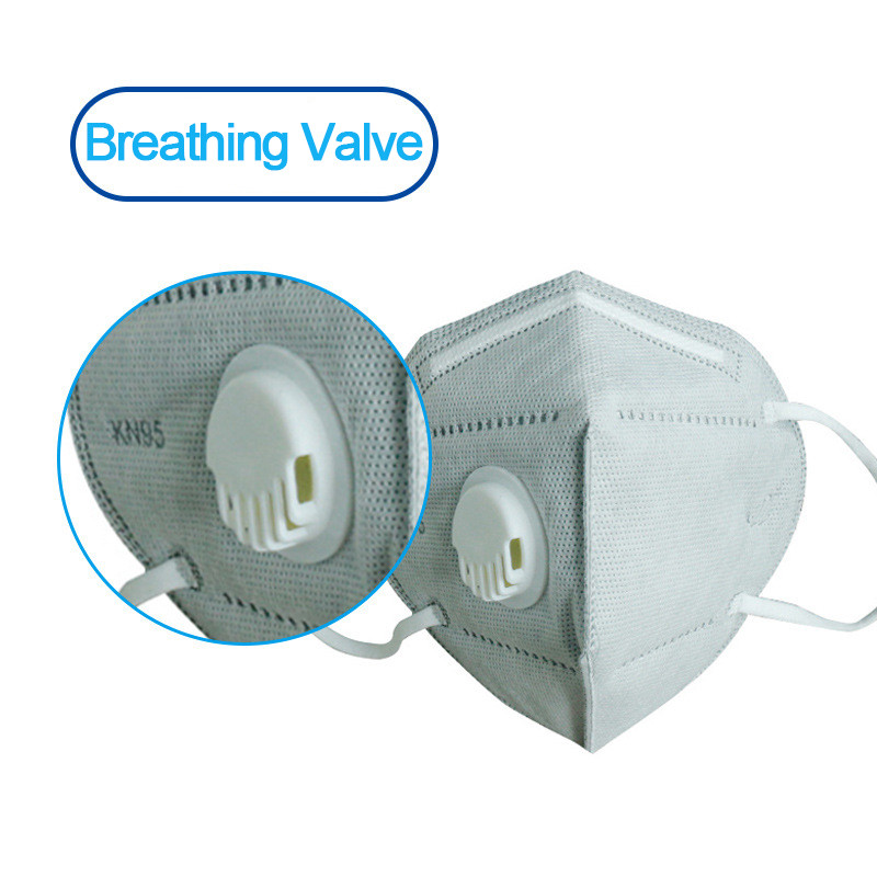 Disposable Valved Dust Mask Low Breath Resistance High Bacteria Filtration
