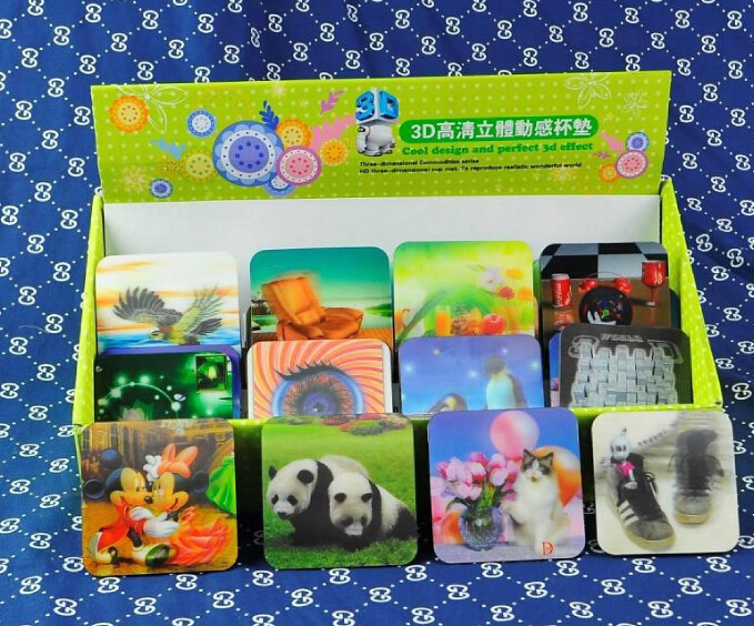 PLASTIC LENTICULAR lenticular flip zoom animated morph changing motion design 3d hang tag card for garment shoes bag