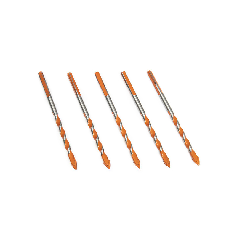 Orange Glass And Tile Triangle Head Drill Bit 4mm To 12mm ISO9001