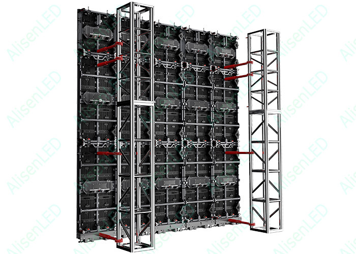 RGB Indoor LED Display Screen Waterproof Fixed Wall Mount Curved