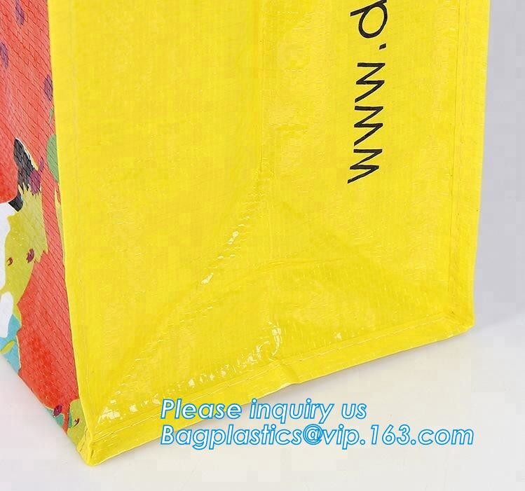 Fashion WaterProof PP Woven Laminated Handle Shopping Bag,fashion laminated reusable pp woven big shopping woven bag