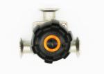 Three Way Manual Diaphragm Valve TP316L Stainless Steel Material For Beverage