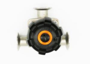 Quality Three Way Manual Diaphragm Valve TP316L Stainless Steel Material For Beverage wholesale