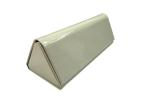 Bright Leather Foldable Sunglasses Case / Portable Hard Eyeglass Case
