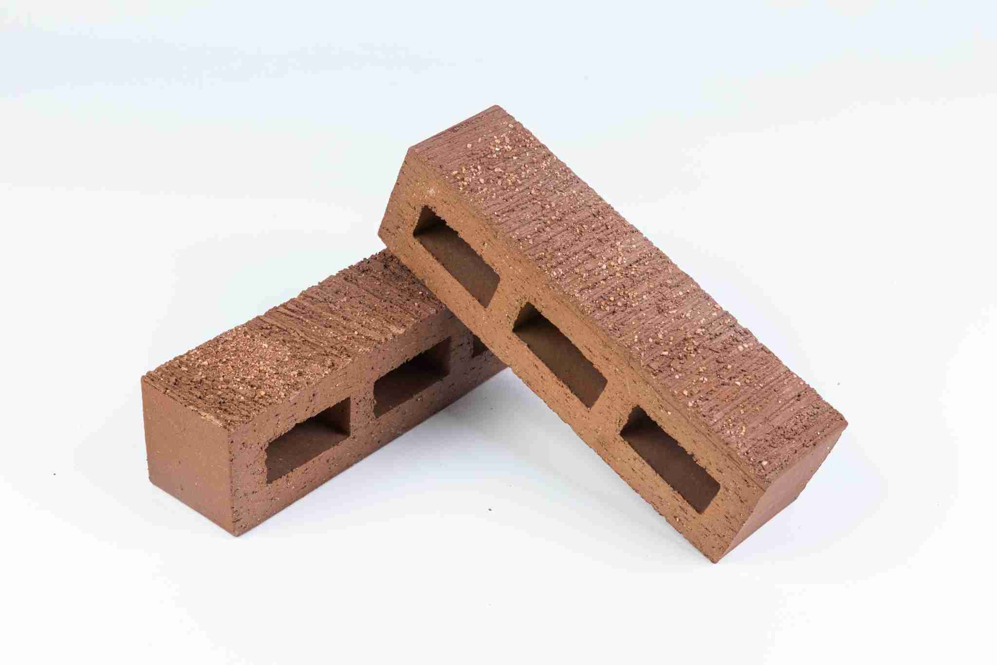 Sandblast texture clay brick for exterior wall building